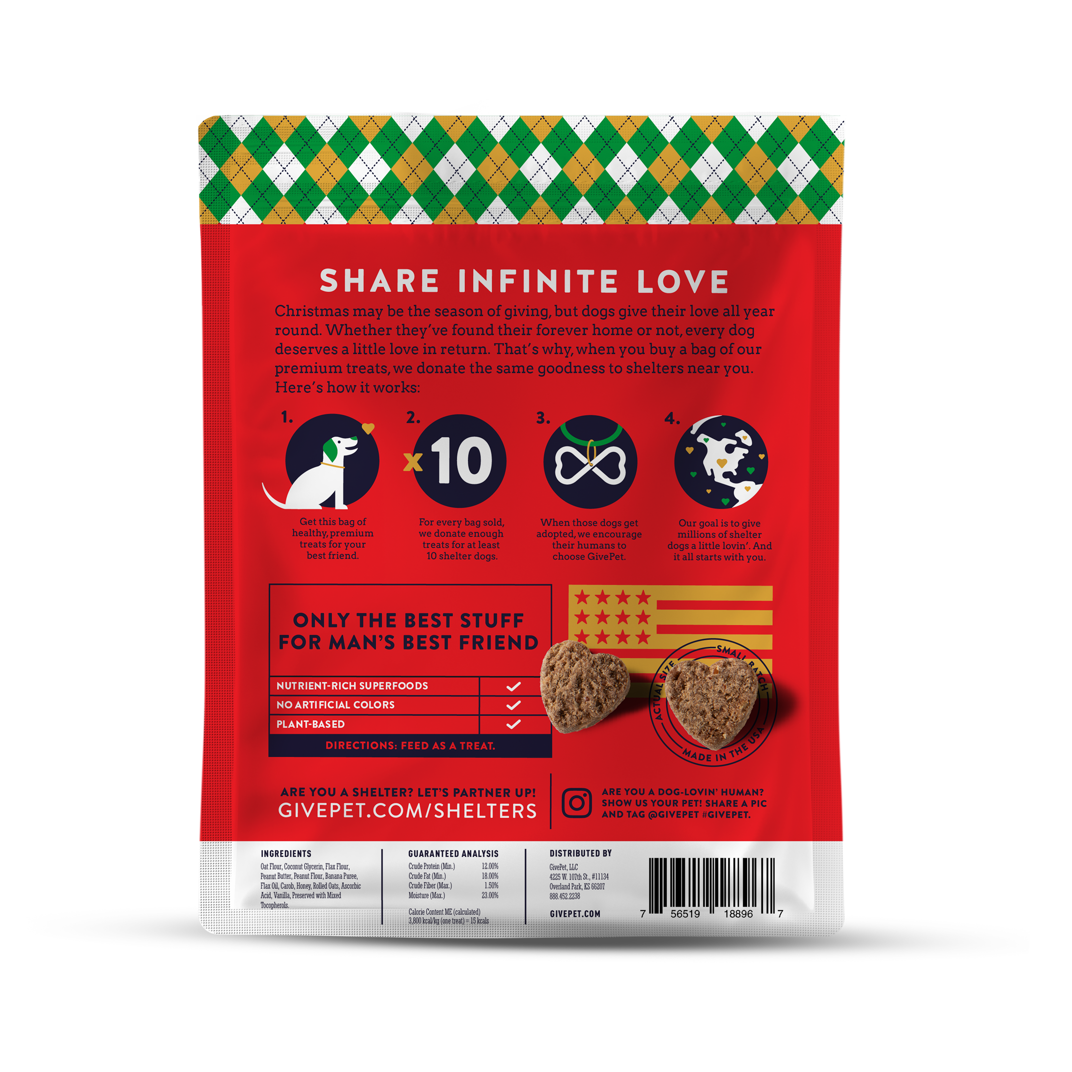 GivePet Muttcracker Christmas Dog Treats